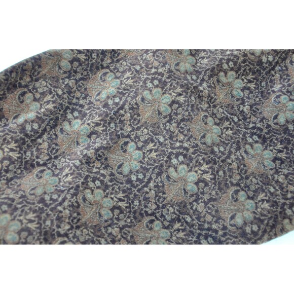 Velvet Floral Long Bag 90s does 20s Flapper Burlesque Bag Art Deco Victorian - Picture 10 of 10